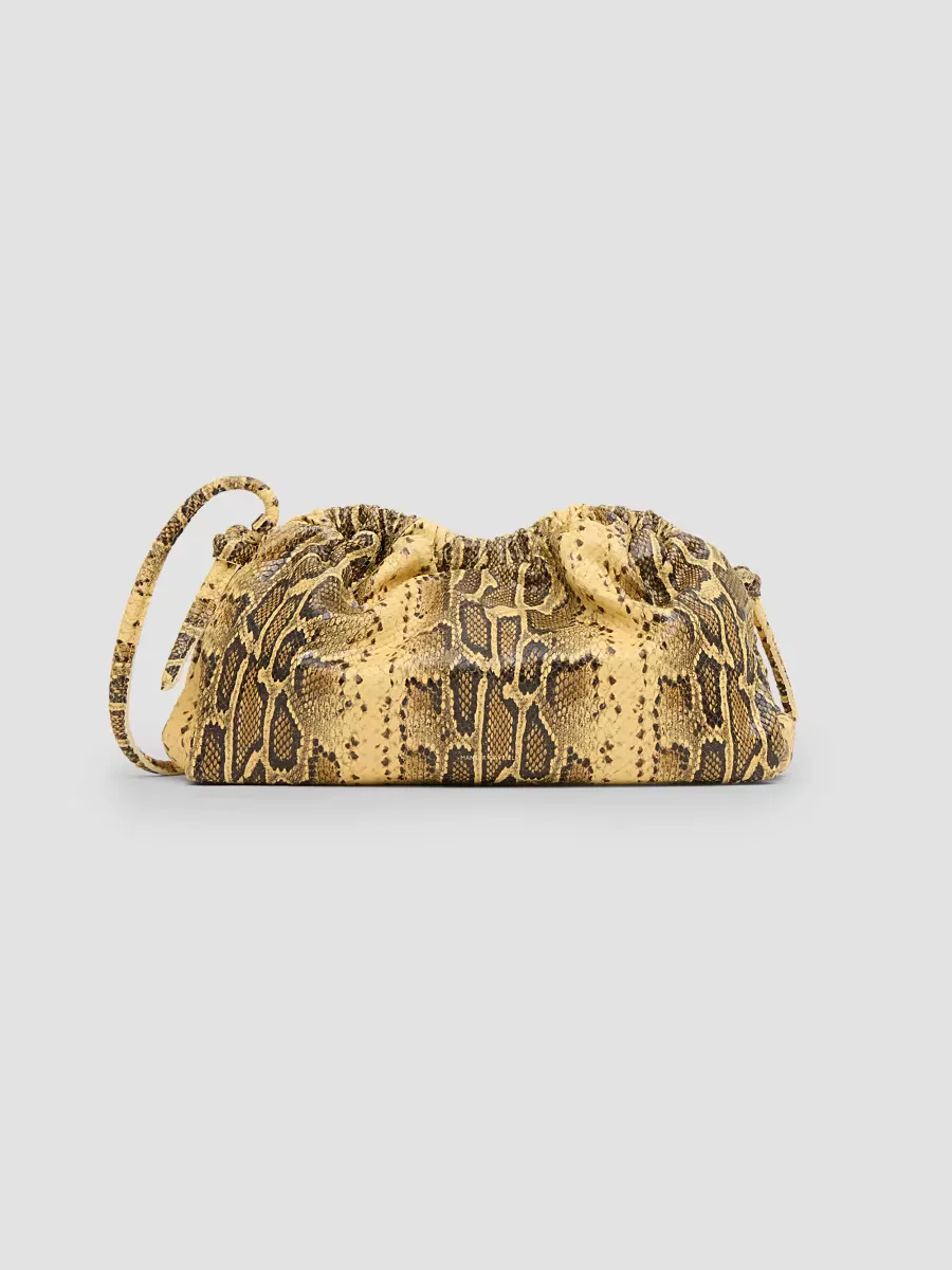 Oversized Cloud Printed Leather Clutch by Mansur Gavriel
