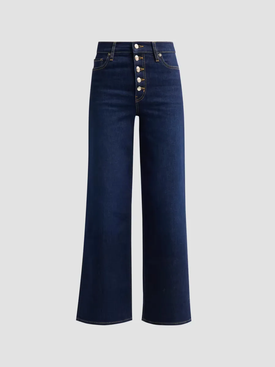 High-Rise Straight-Leg Jeans by FRAME