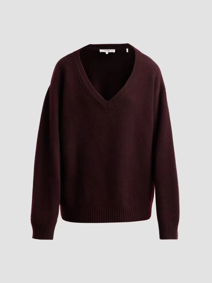 Cashmere Relaxed-Fit Sweater by FRAME