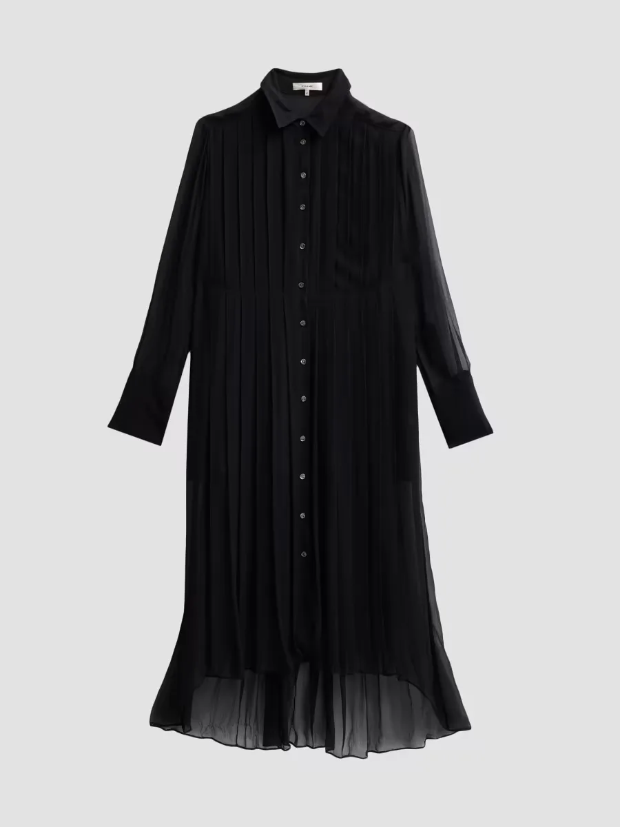 The Whisper Pleat Dress by FRAME
