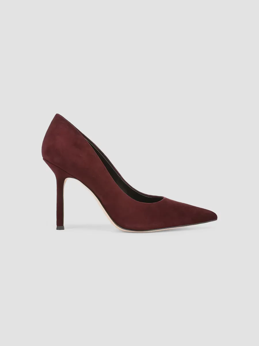 Riley Suede 95MM Stiletto Pumps by Favorite Daughter