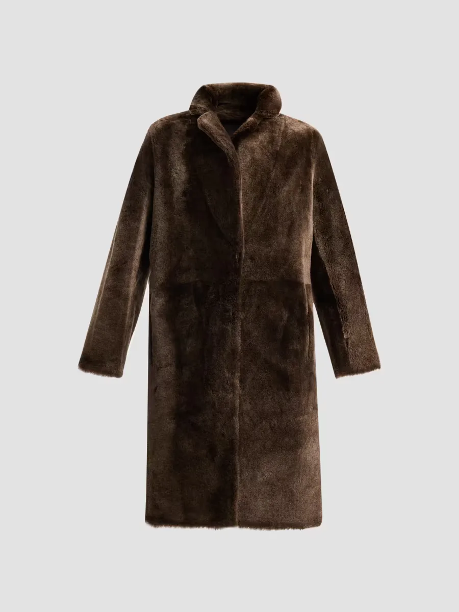 Shearling Reversible Coat by Yves Salomon