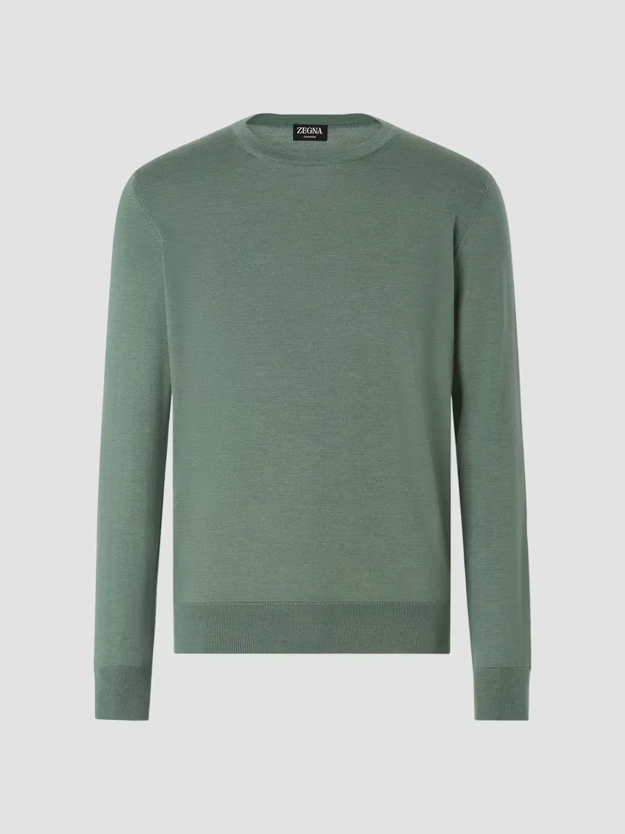 Cashseta Crewneck Sweater by ZEGNA
