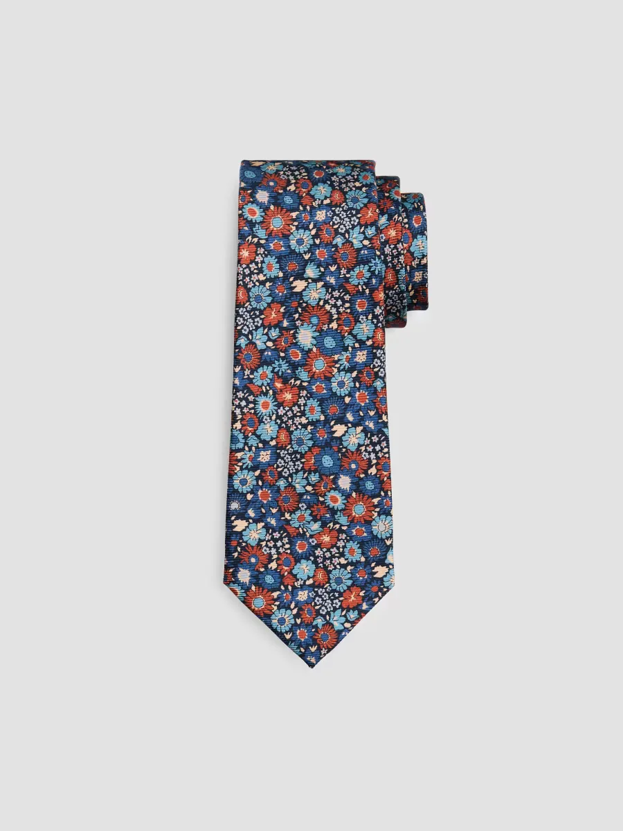 Floral Silk Tie by Kiton