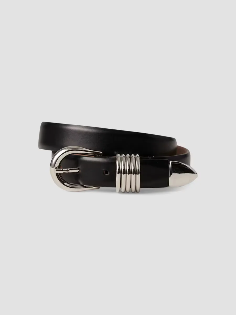 Hollyhock Leather Belt by Dhanche