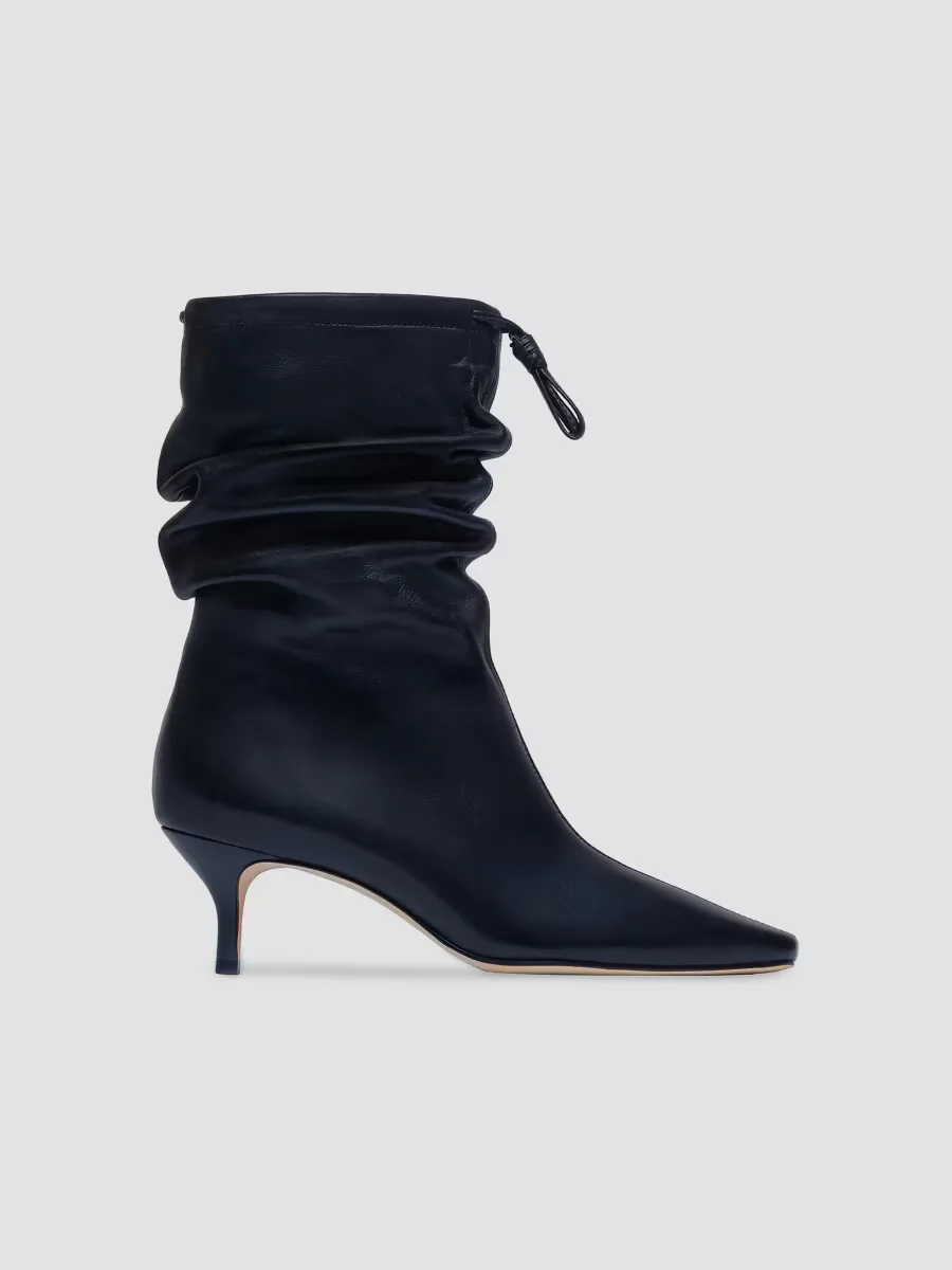Mazzi 57MM Scrunch Suede Booties by Bernardo