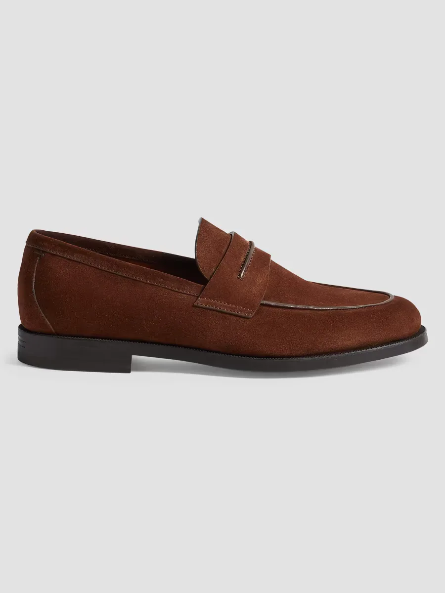 Suede Mocassin Corso Loafers