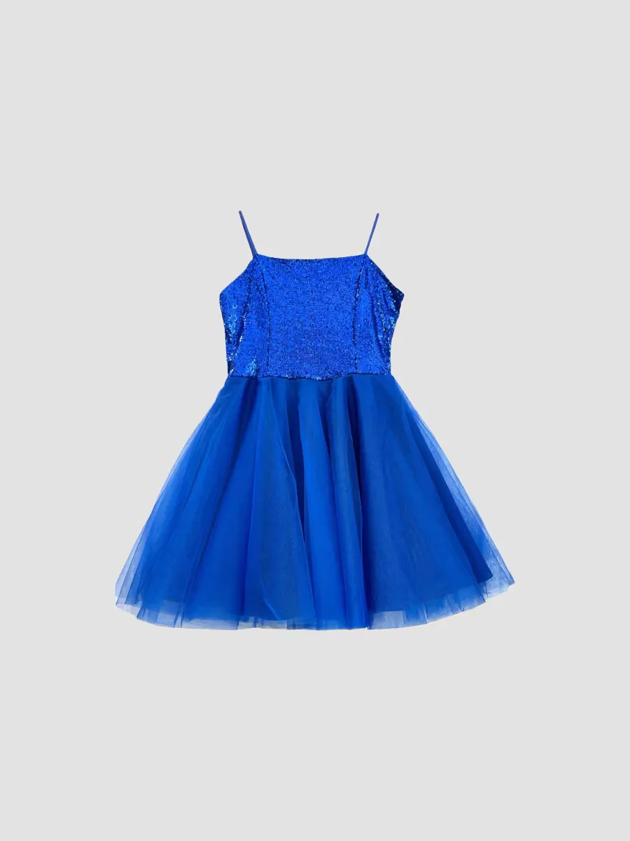 Sequin Fit-And-Flare Tulle Dress by Un Deux Trois