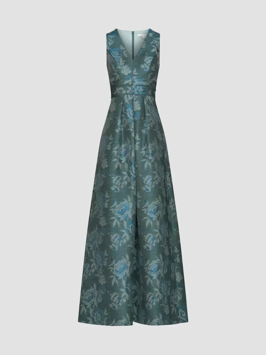 Cameron Floral A-Line Gown by Kay Unger