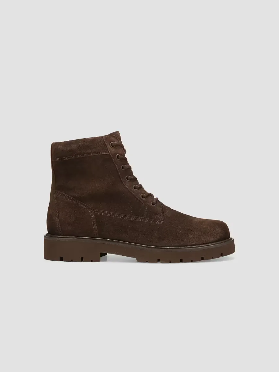 Lennox Suede Zip Short Boots by Vince