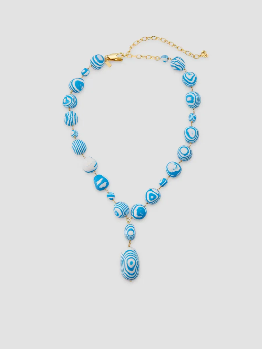 Spray 14K-Gold-Plated & Stone Lariat Necklace by Lele Sadoughi