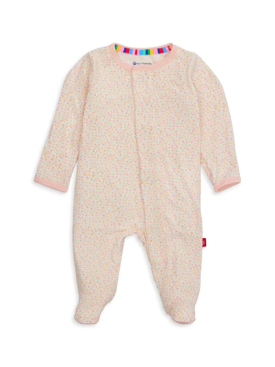 Floral Print Footie by Magnetic Me