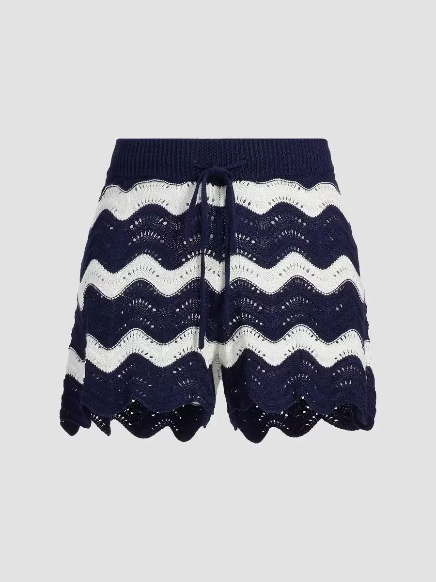 Balboa Chevron Drawstring Shorts by Beach Riot