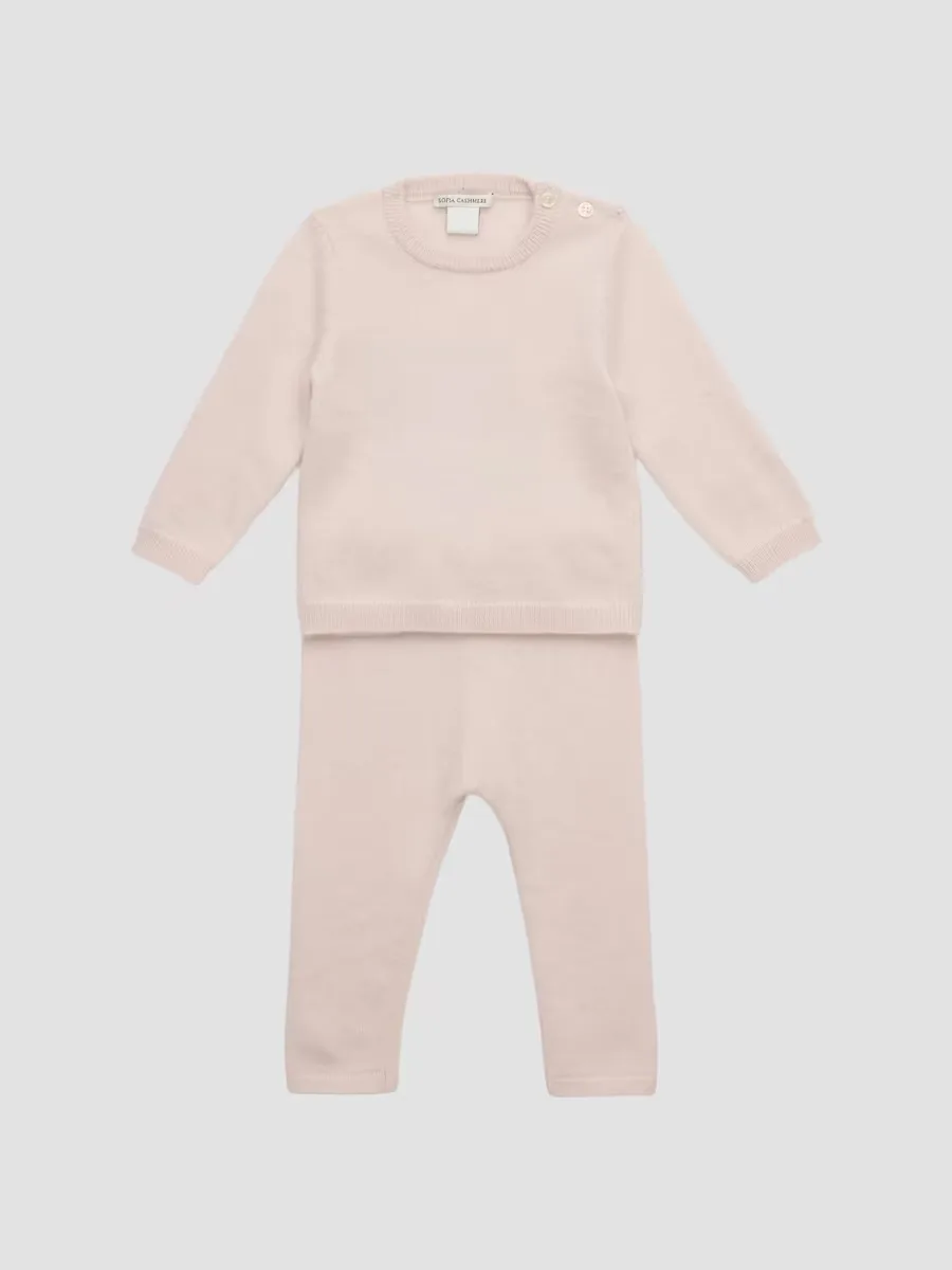 Cashmere Sweater & Pants Set by Sofia Cashmere