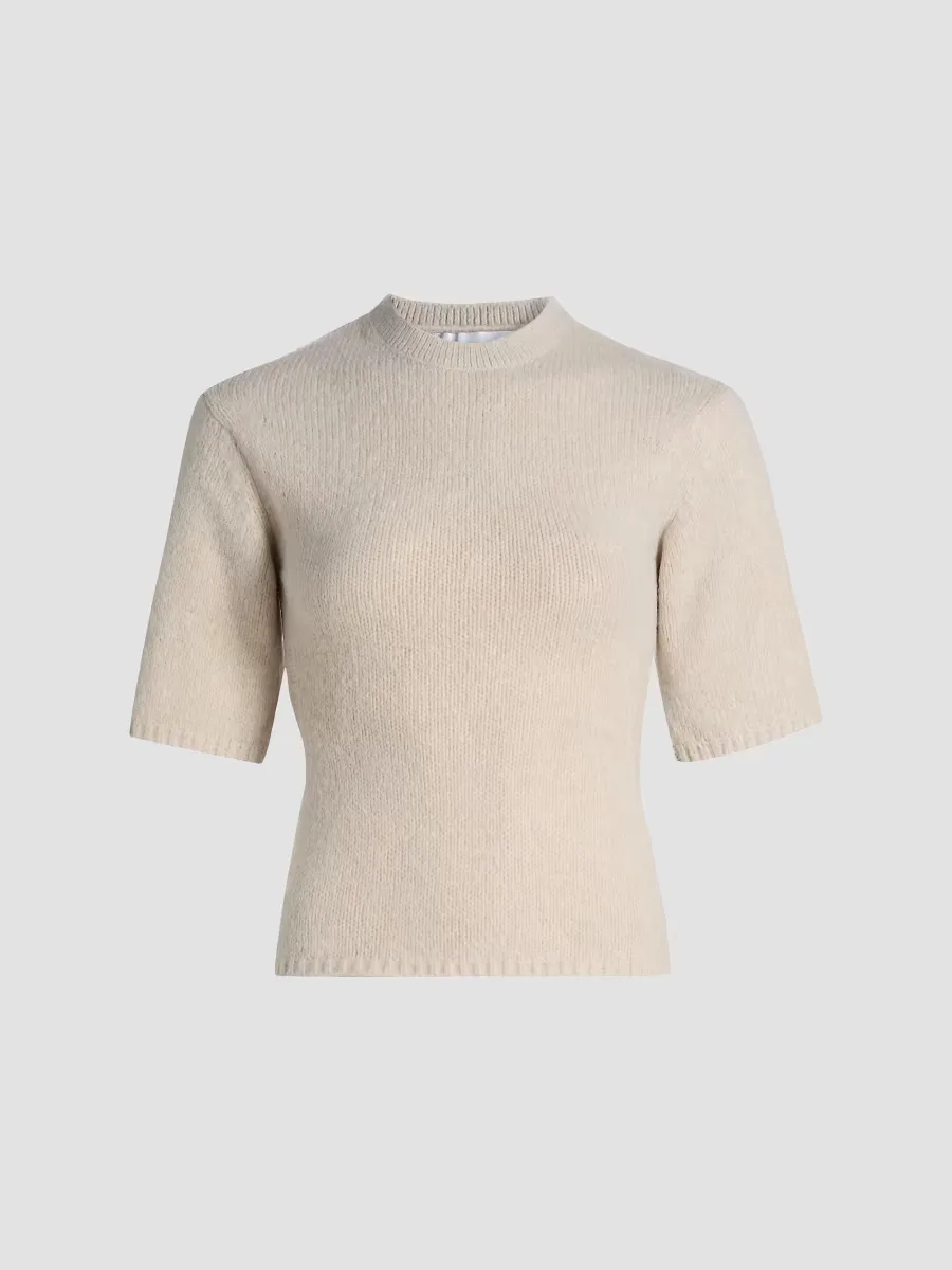 Proenza Schouler White Label Dana Short-Sleeve Sweater by Proenza Schouler