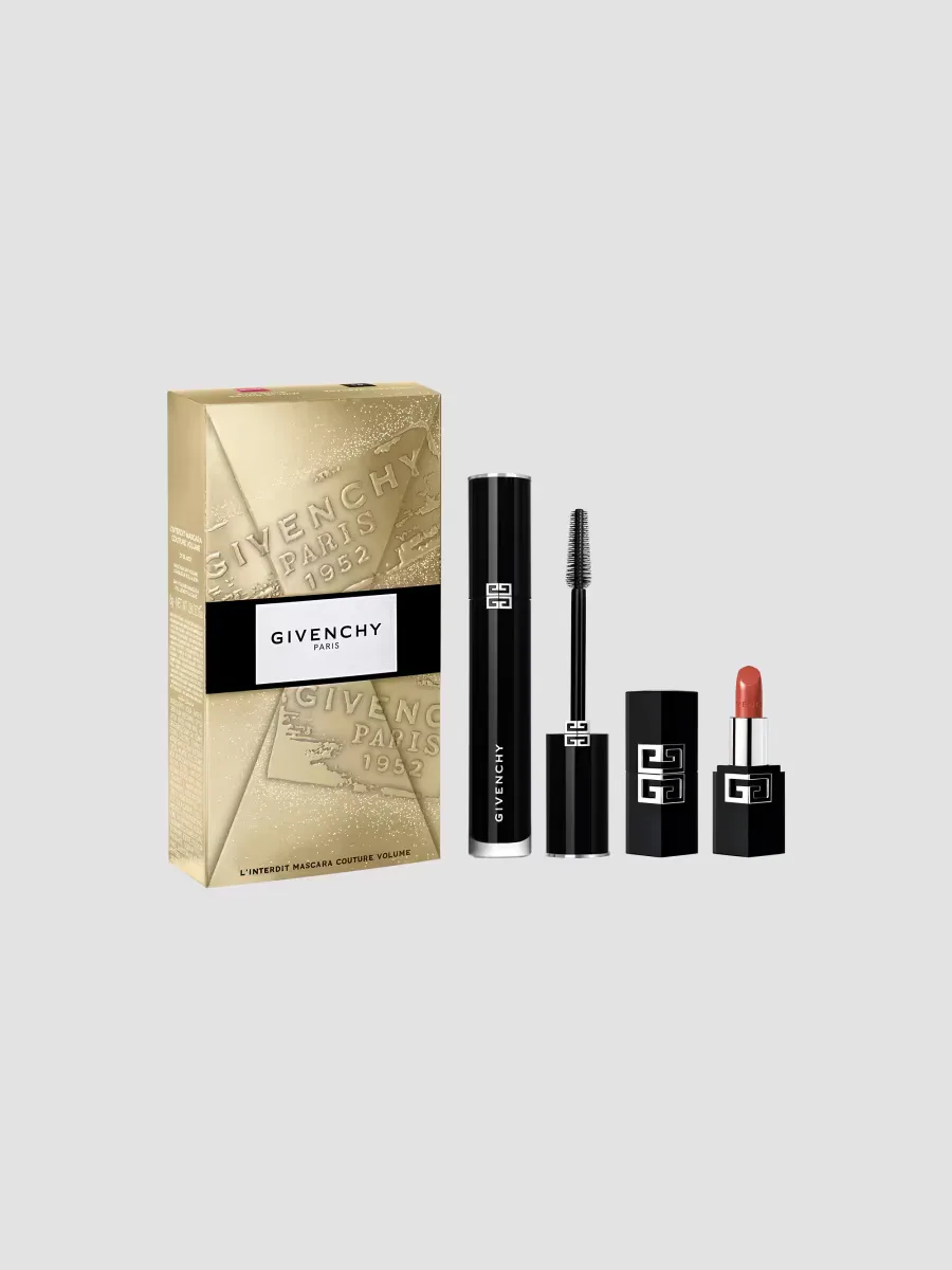 LInterdit Couture Volume Mascara & Le Rouge Satin Silk Lipstick Gift Set by GIVENCHY