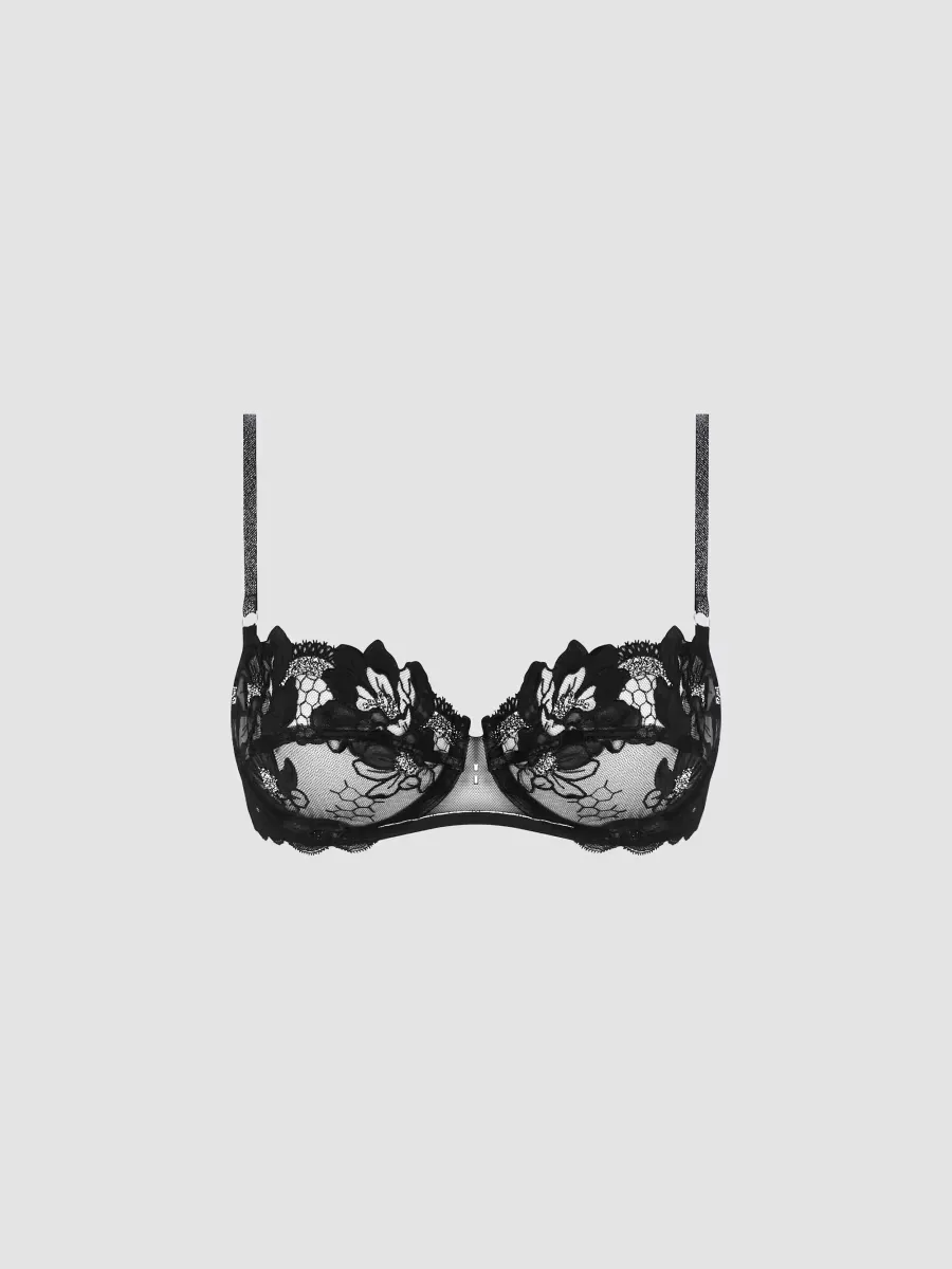 Cuir Sexy Couture Demi Cup Bra by Lise Charmel
