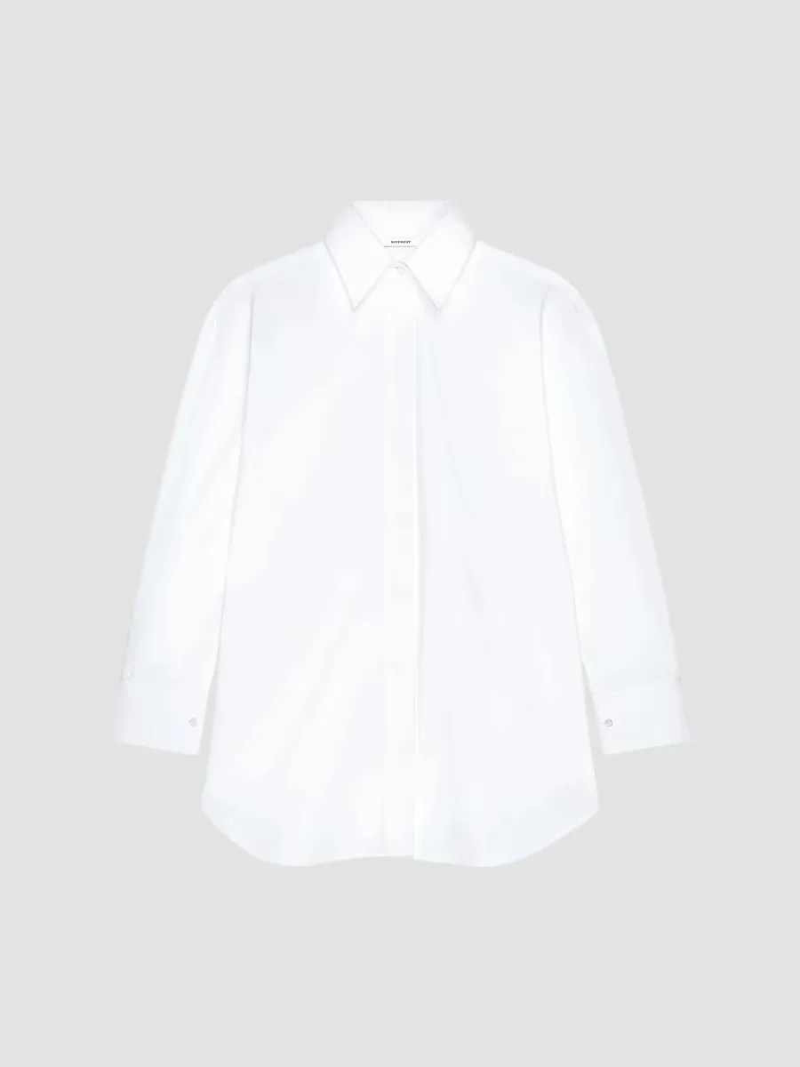 Asymmetric Shirt in Poplin by GIVENCHY