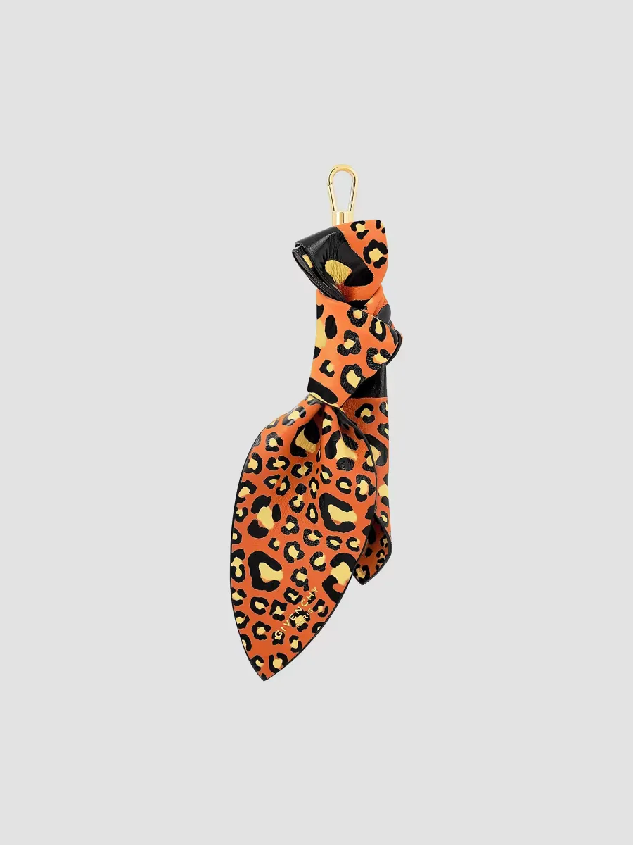 Lucky Charms Bow Charm Bag in Leopard Nappa Leather by GIVENCHY