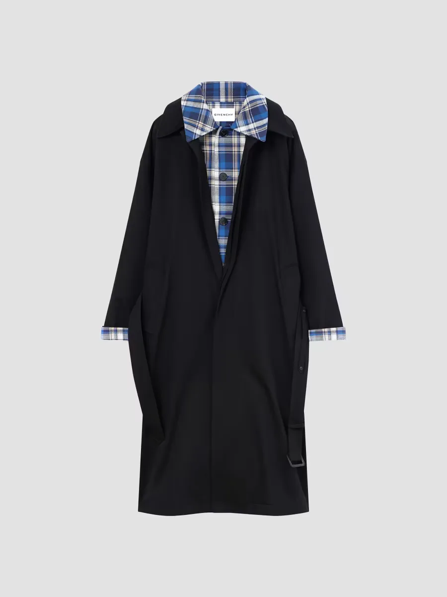Couture Seam Double Trench Coat in Cotton by GIVENCHY