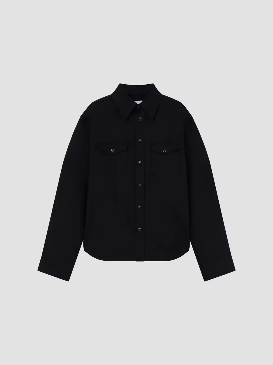 Western Shirt in Denim by GIVENCHY