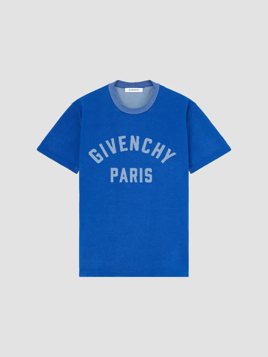 T-Shirt in Knit with Jacquard by GIVENCHY