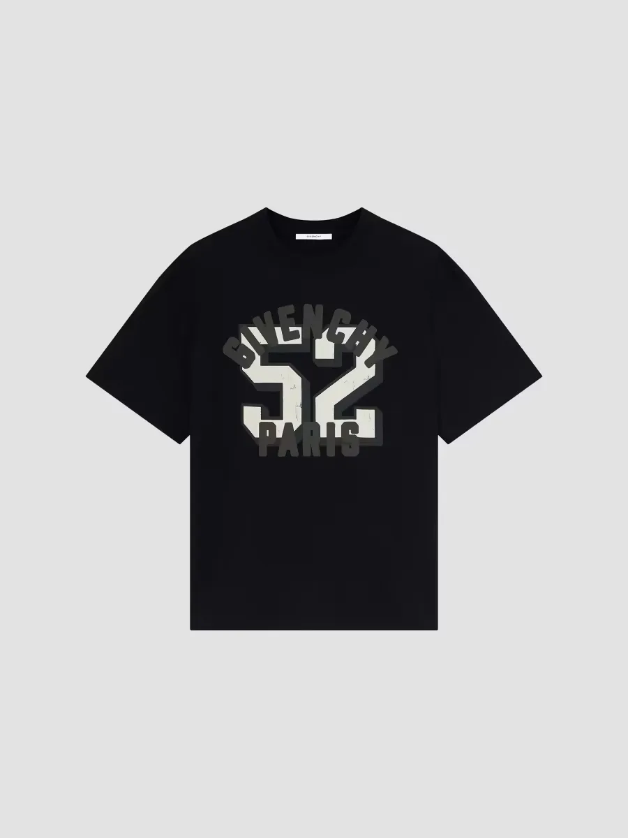 Boxy-Fit T-Shirt in Cotton with Print