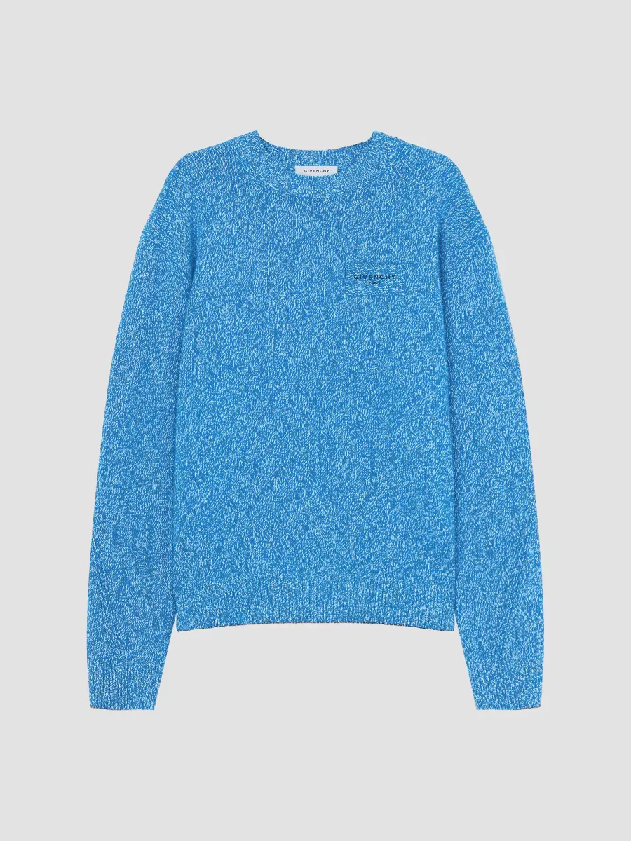 Couture Seam Sweater in Mouline Wool and Cashmere by GIVENCHY