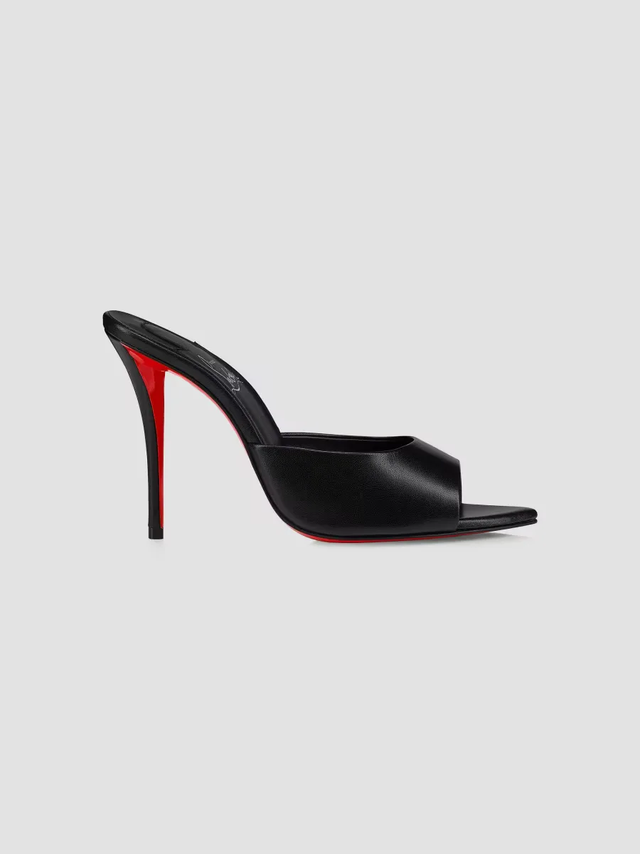 Miss Z 100MM Leather Mule Sandals