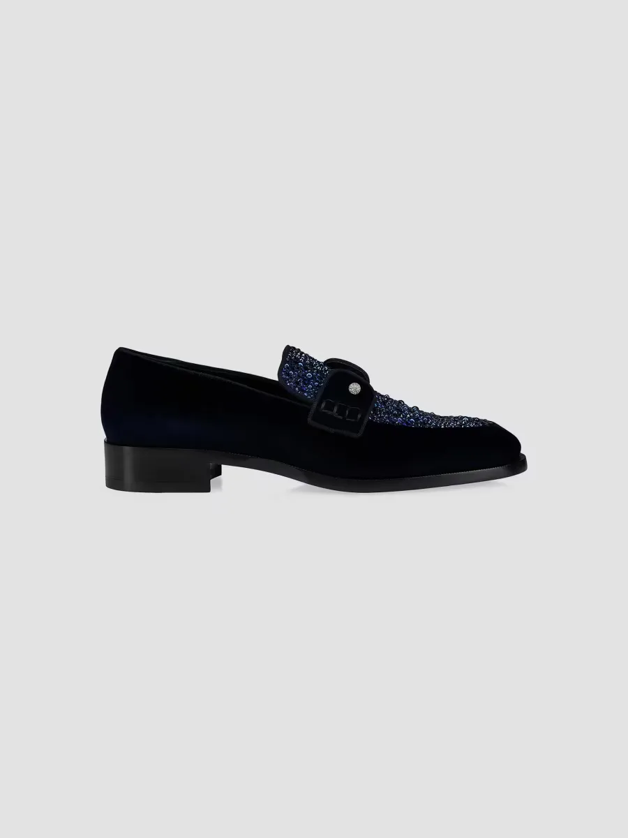 Chambelimoc Perla Night Strass Loafers by Christian Louboutin