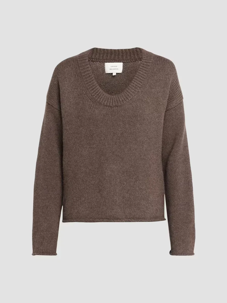 Derry U-Neck Sweater by Loulou de Saison