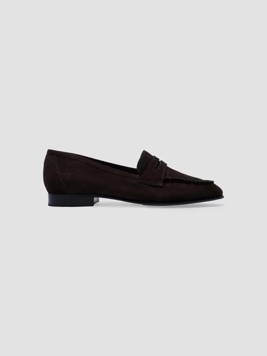 Aldous 40MM Suede Penny Loafers