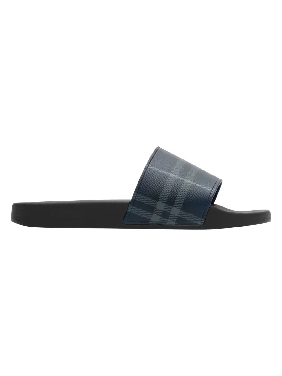 Furley Check Slide Sandals