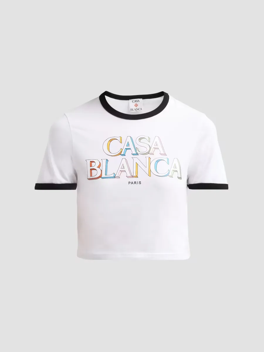 Cotton Crop T-Shirt by Casablanca