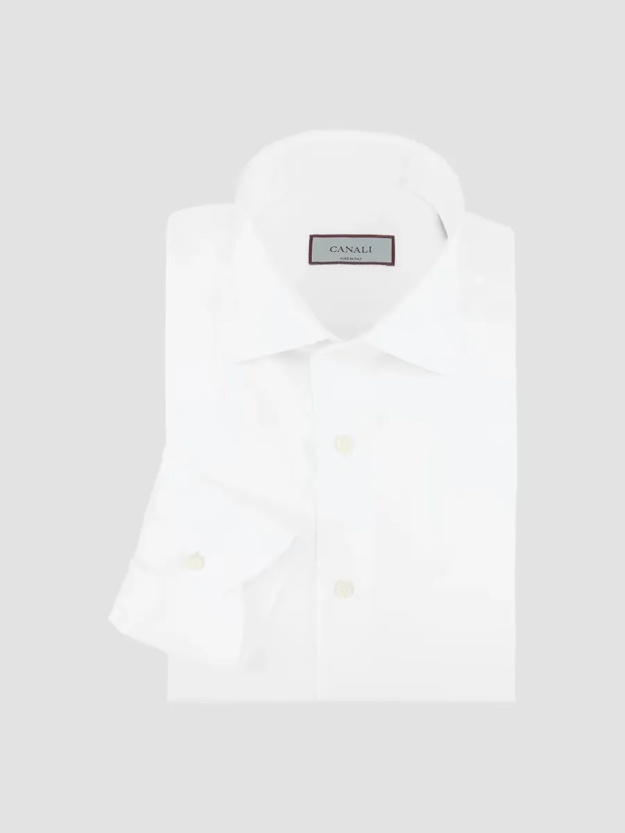 Textured Modern-Fit Dress Shirt by Canali