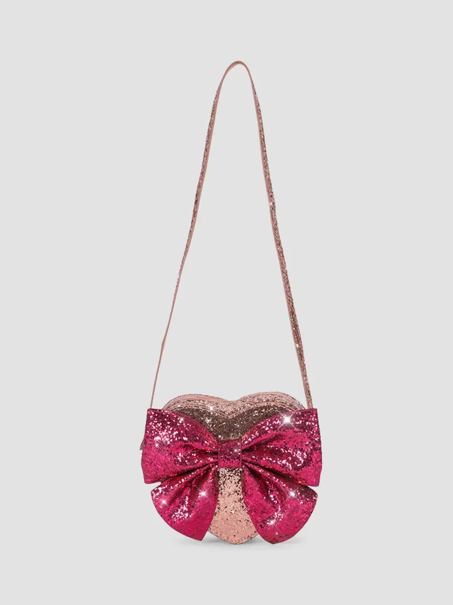 Glittery Heart Crossbody Bag by Konges Slojd
