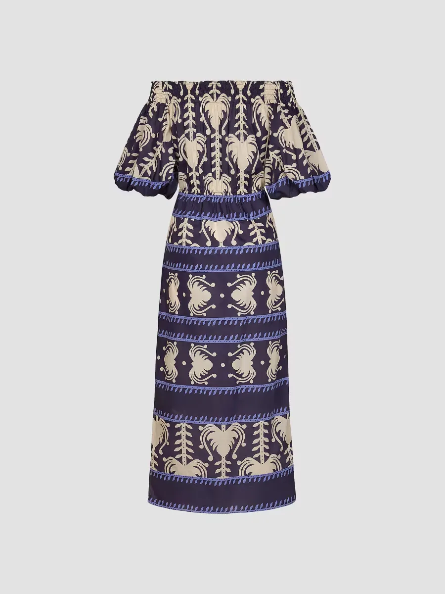 Harbor Hues Ankle Dress by Johanna Ortiz