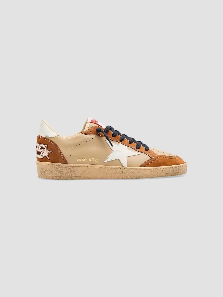 Ball Star Low-Top Nubuck Sneakers by Golden Goose