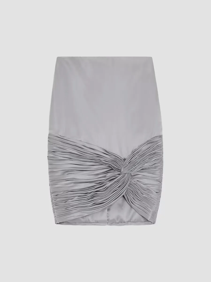 Cady Satin Skirt by Valentino
