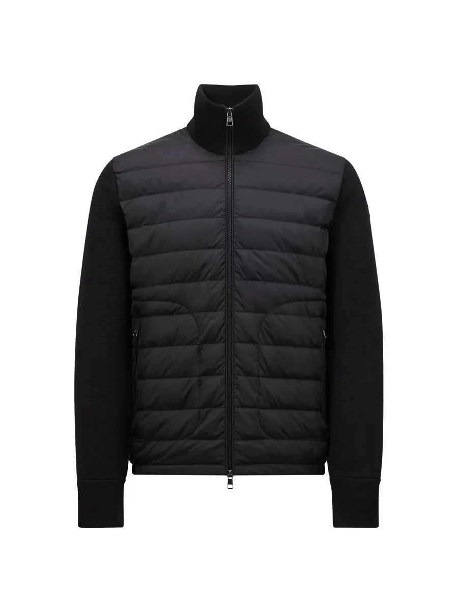 Padded Wool Down Cardigan by Moncler
