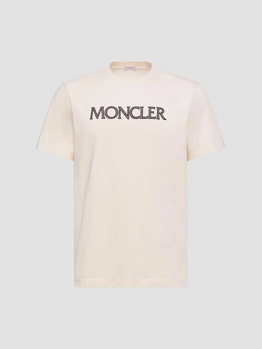Crew Neck T-Shirt in Cotton by Moncler