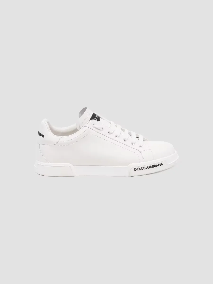 Portofino Leather Sneakers by Dolce & Gabbana