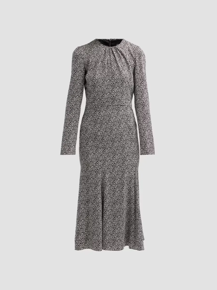 Roselline Silk Midi Dress by Dolce & Gabbana