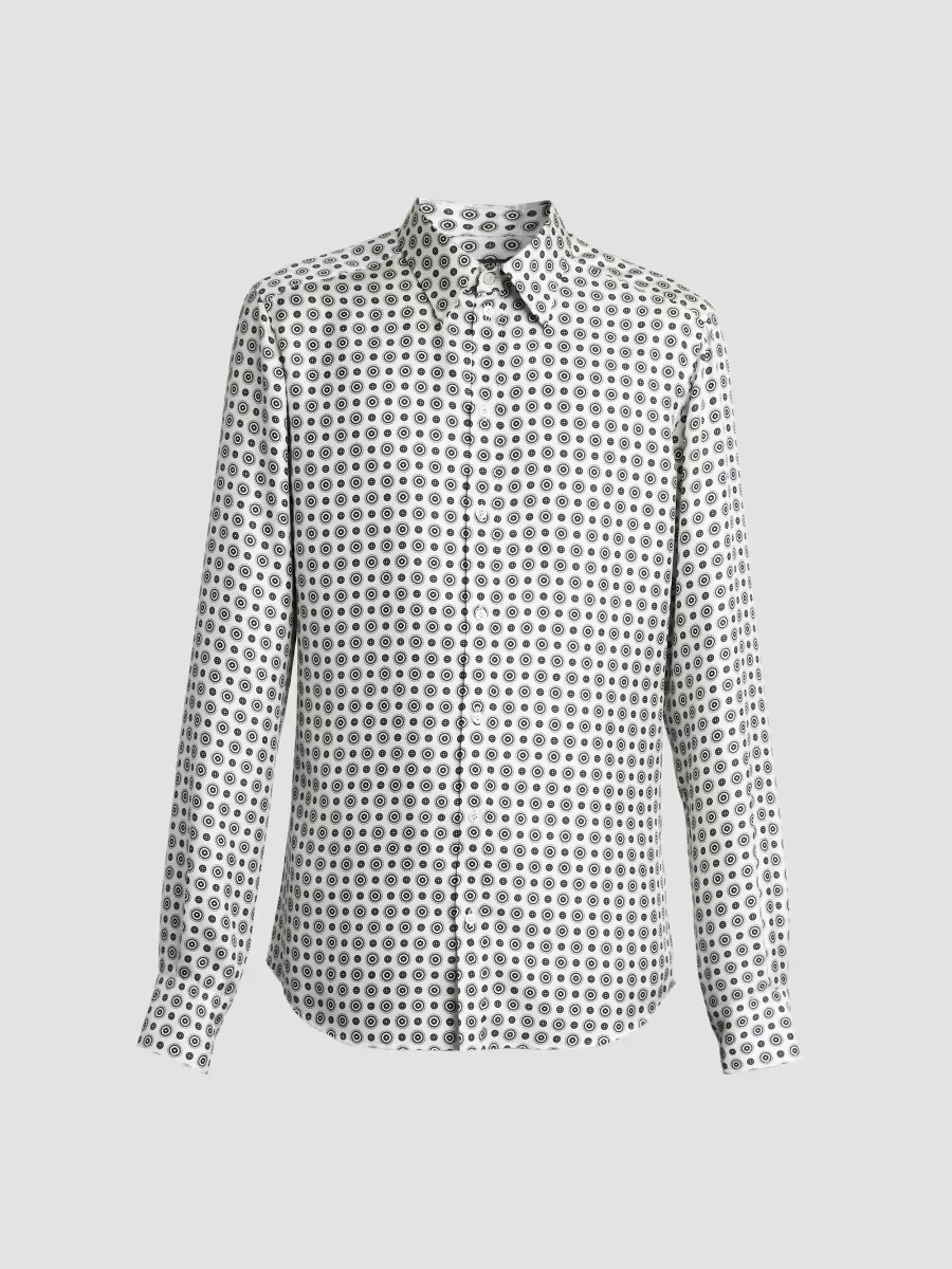 Geometric Silk Shirt by Dolce & Gabbana