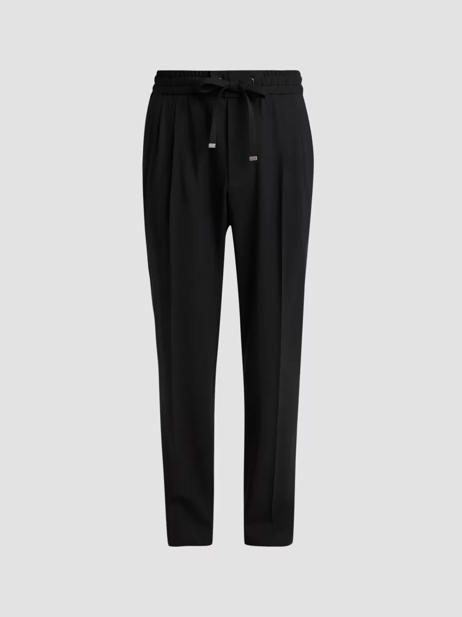 Stretch-Virgin Wool Trousers by Dolce & Gabbana