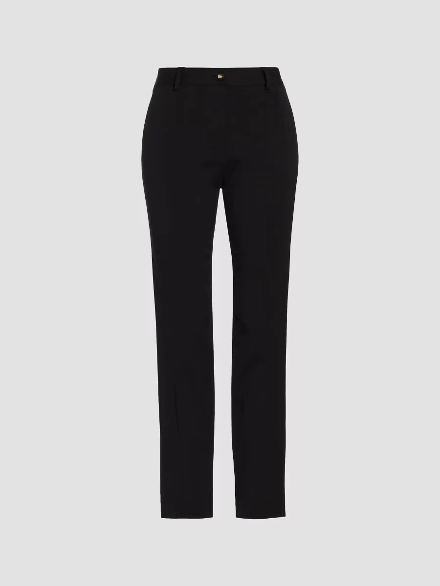 Kate Stretch Wool Slim-Fit Pants
