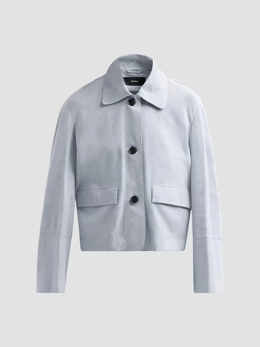 Suede Single-Breasted Jacket by Arma