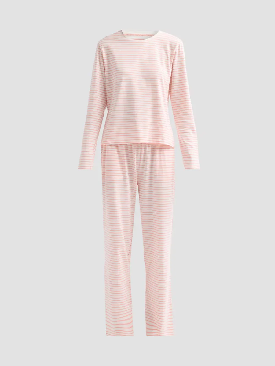 Soft Cotton Knit Pajama Set by Papinelle