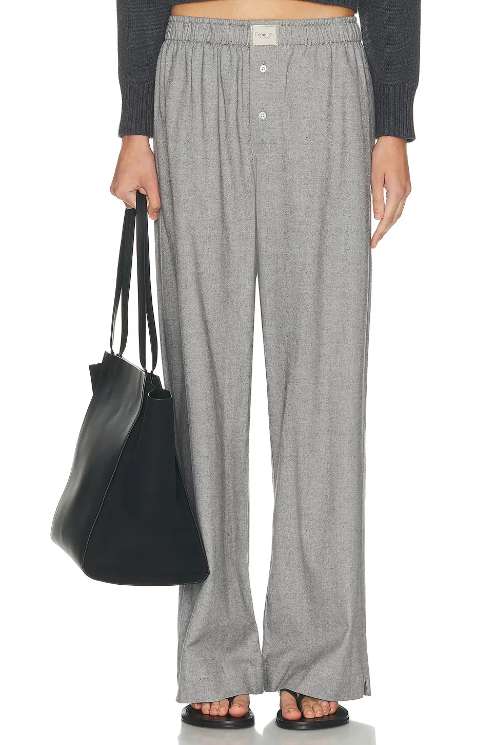 La Boxer Alta Flannel Pant by Comme Si