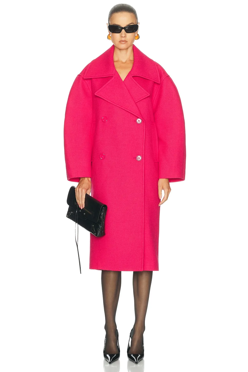 Long Cocoon Jacket by Balenciaga